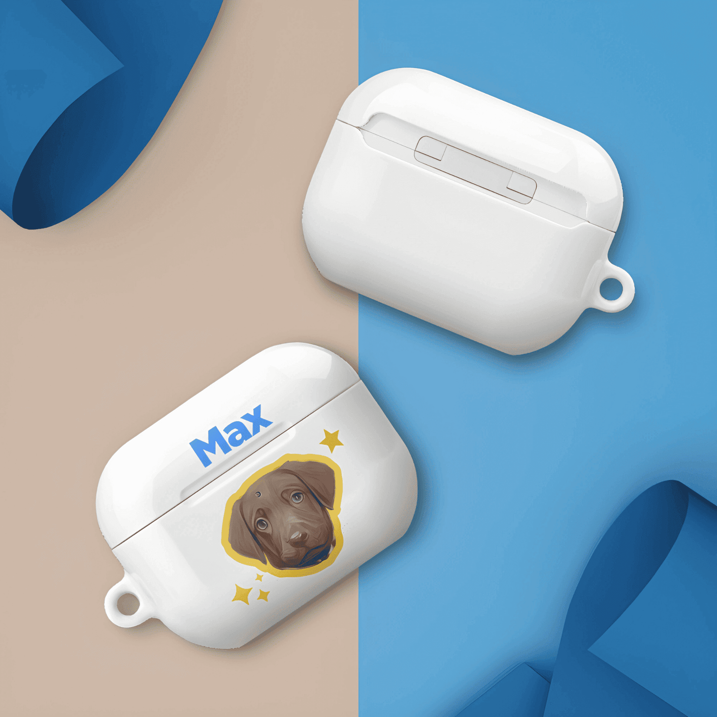 Custom Pet Airpods Case - Stars