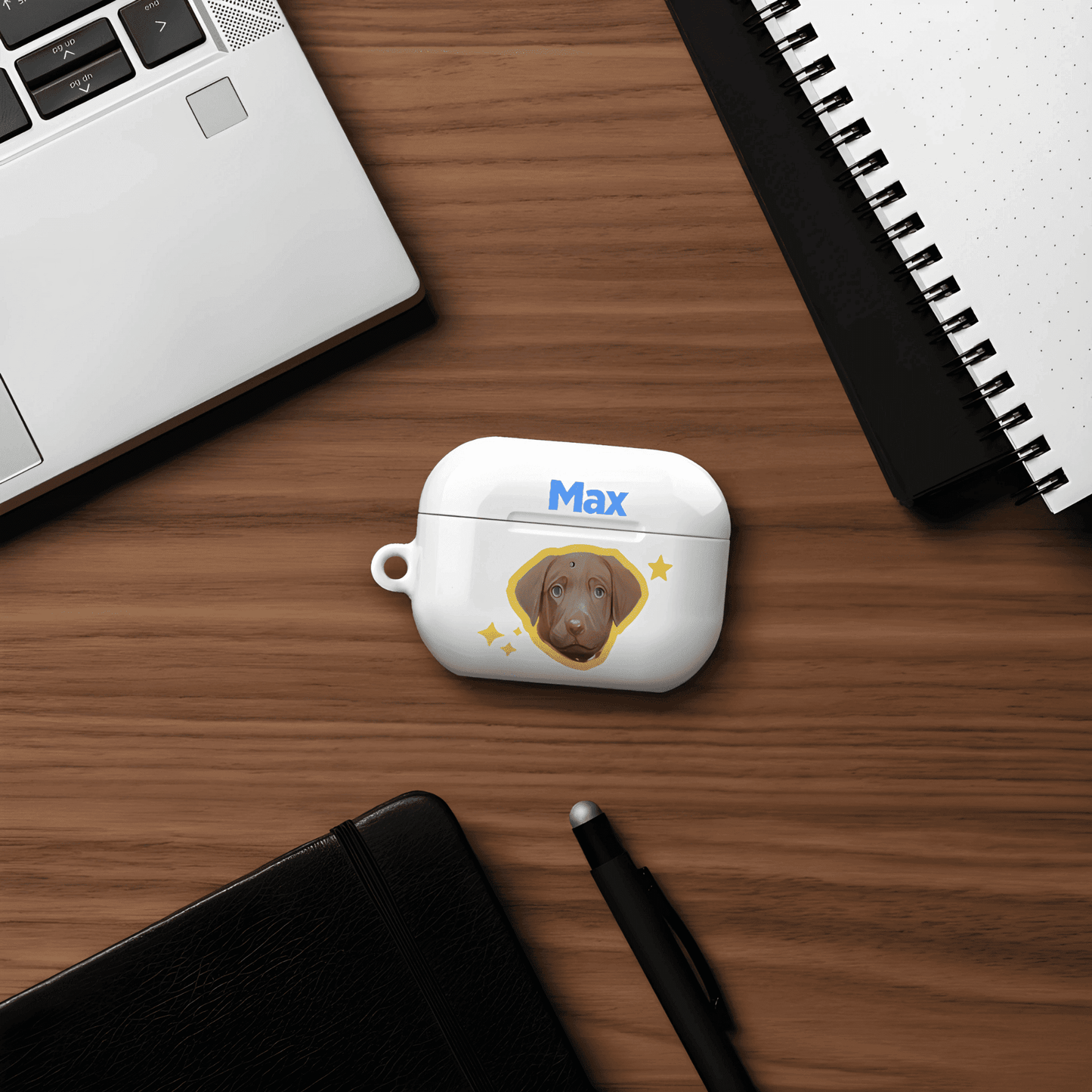 Custom Pet Airpods Case - Stars