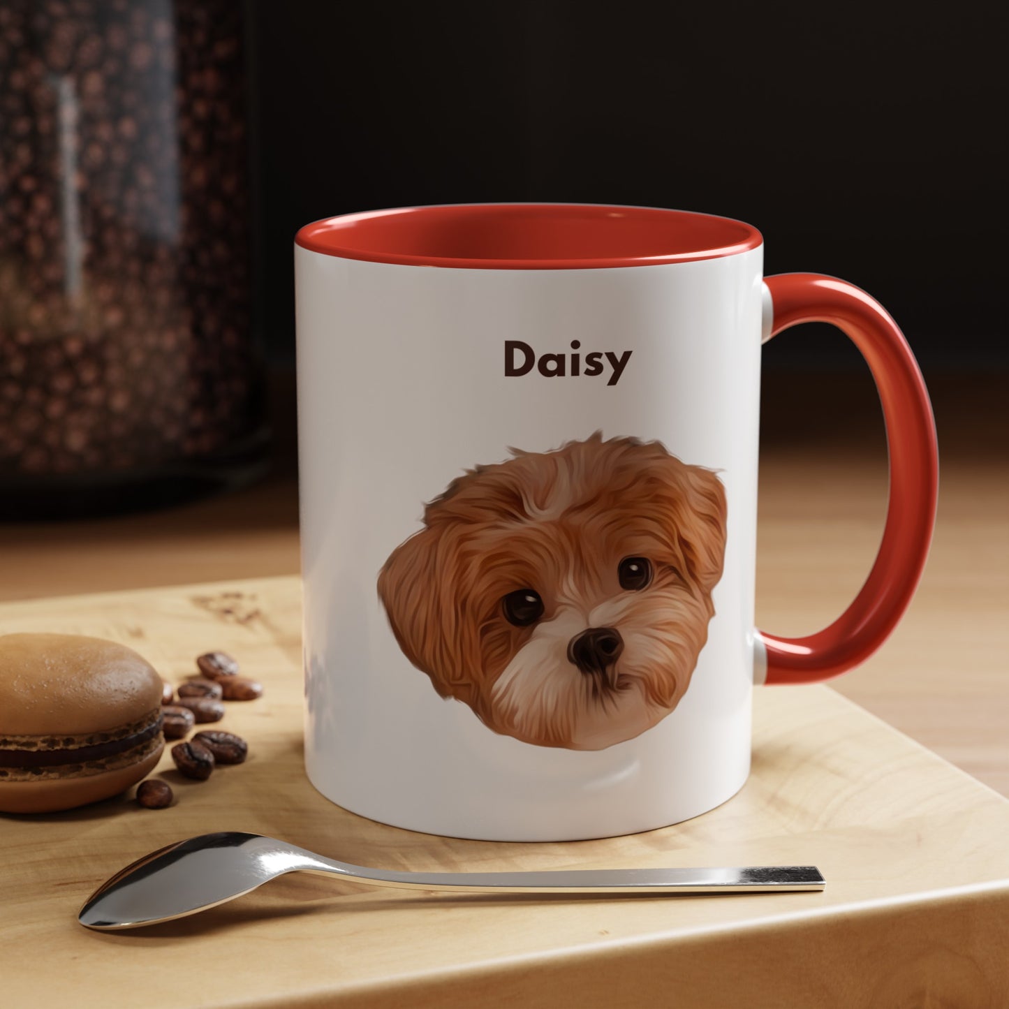 Custom Pet Mug - Red Interior