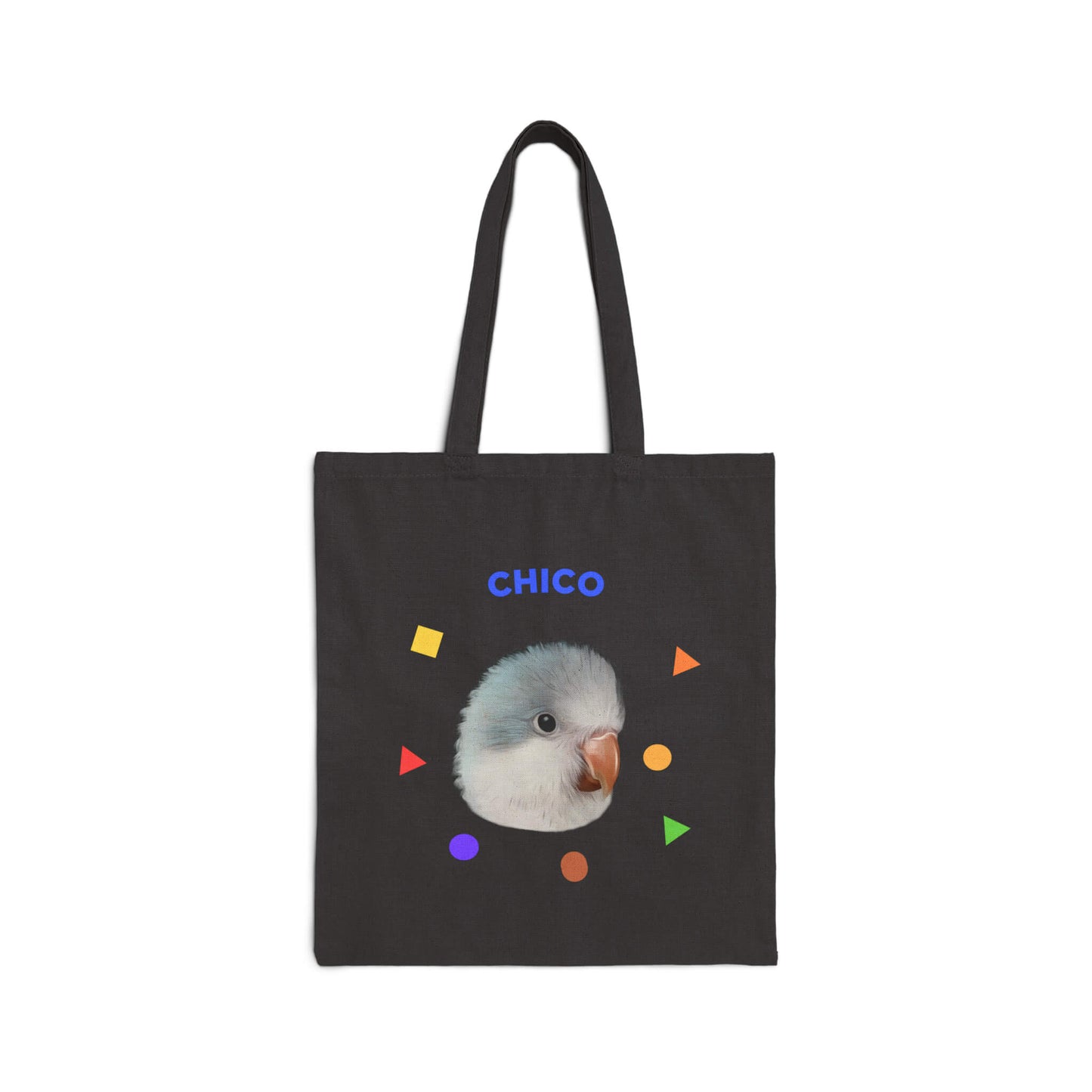 Custom Pet Black Tote Bag - Shapes