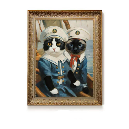 Occupation Pet Portrait - The Sailors