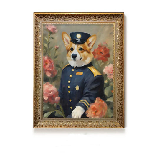 Occupation Pet Portrait - The Policeman