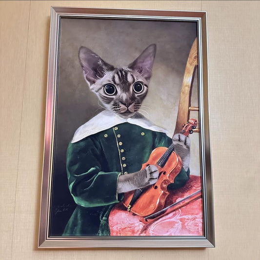 Occupation Pet Portrait - The Violinist