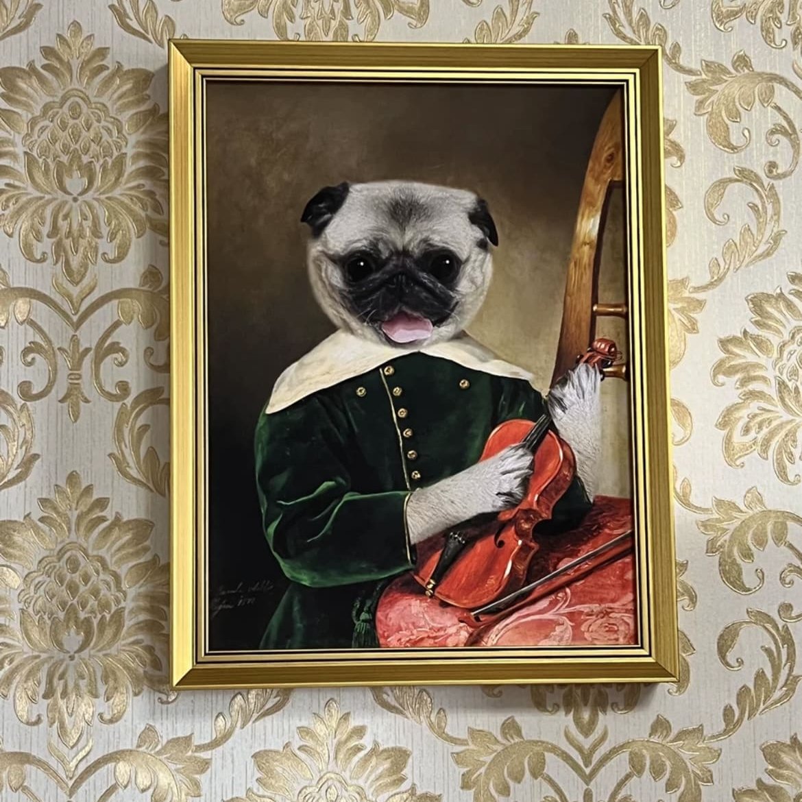 Occupation Pet Portrait - The Violinist