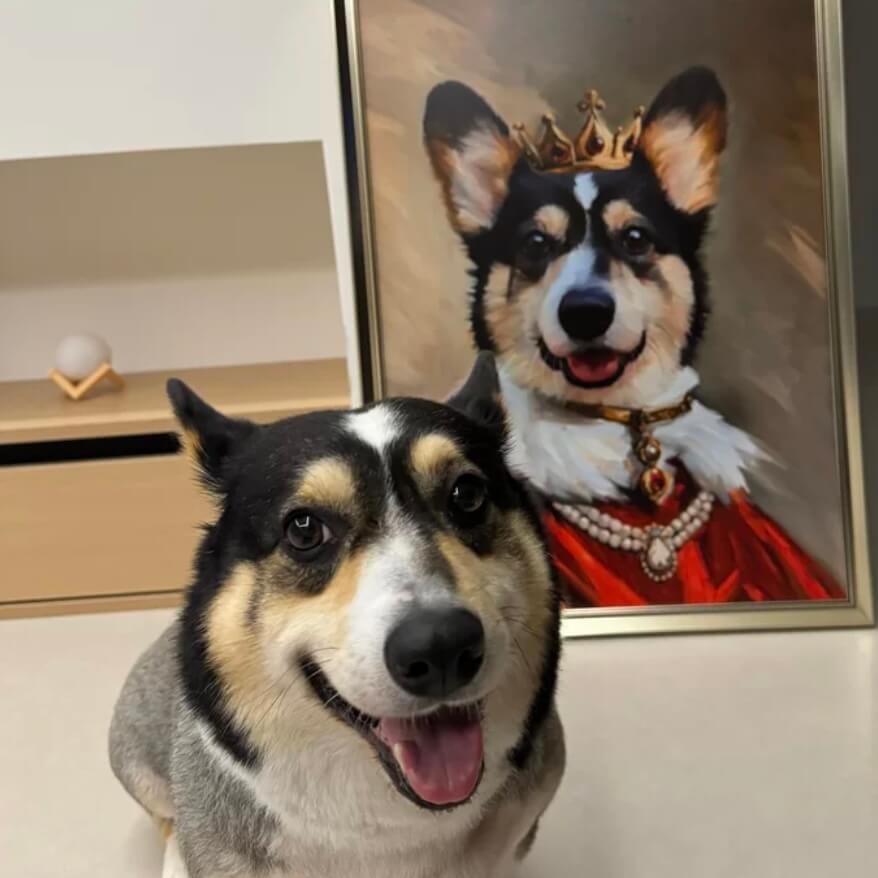 Royal Pet Portrait - The Crown