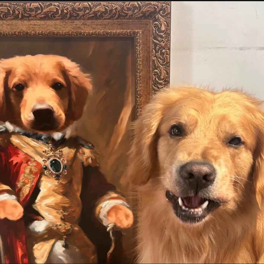 Royal Pet Portrait - The King