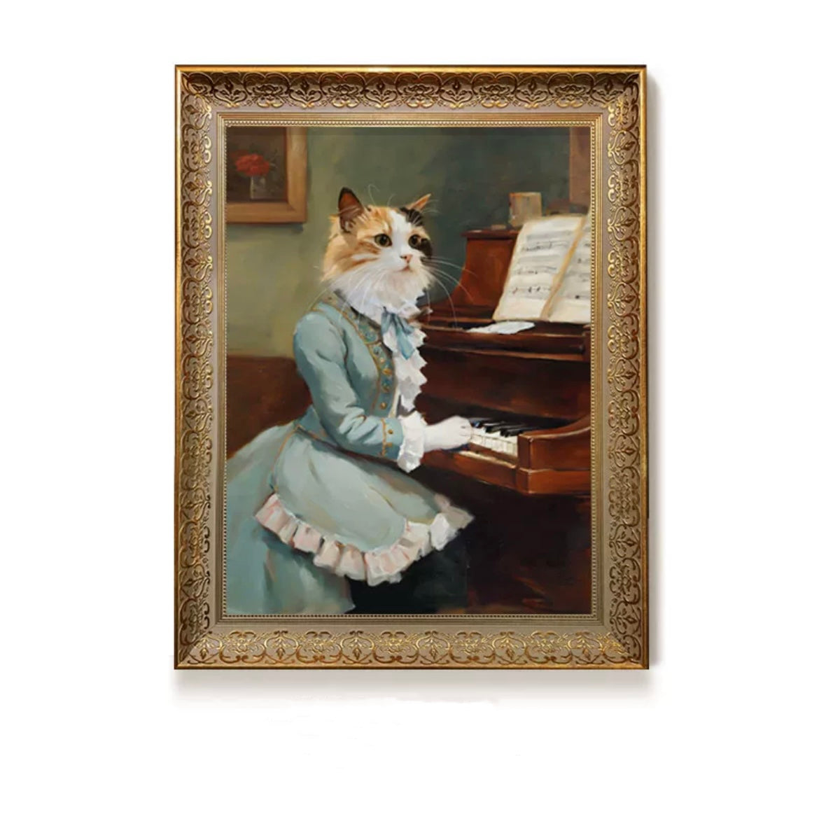 Occupation Pet Portrait - The Pianist