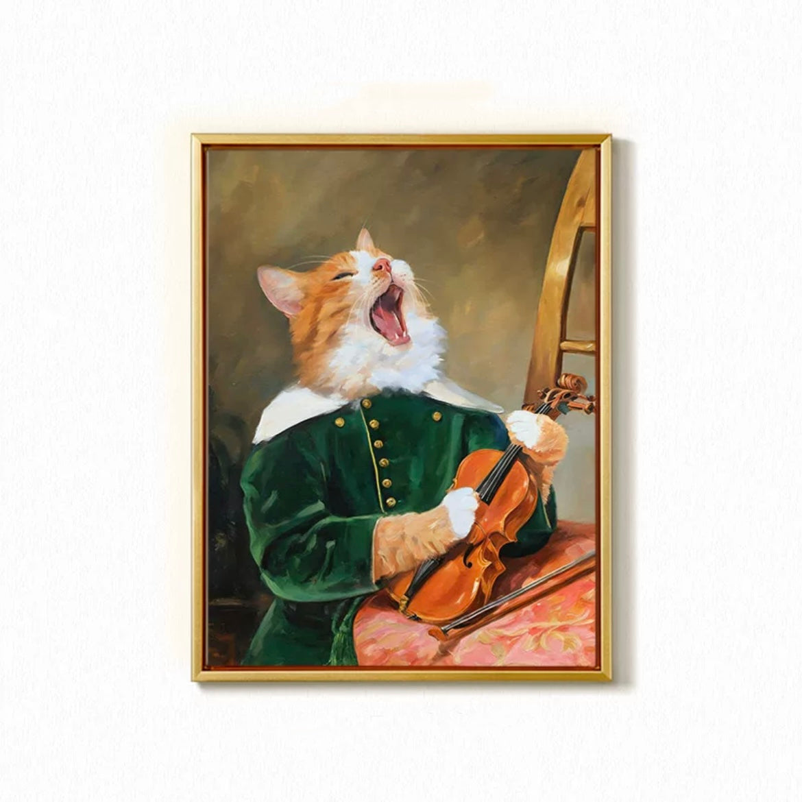 Occupation Pet Portrait - The Violinist