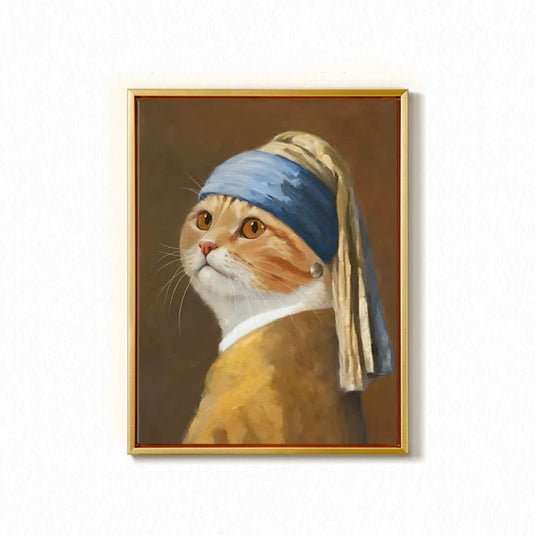 Image Royal Pet Portrait - The Girl with a Pearl Earring