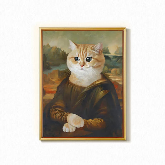 Royal Pet Portrait - The Mona Lisa