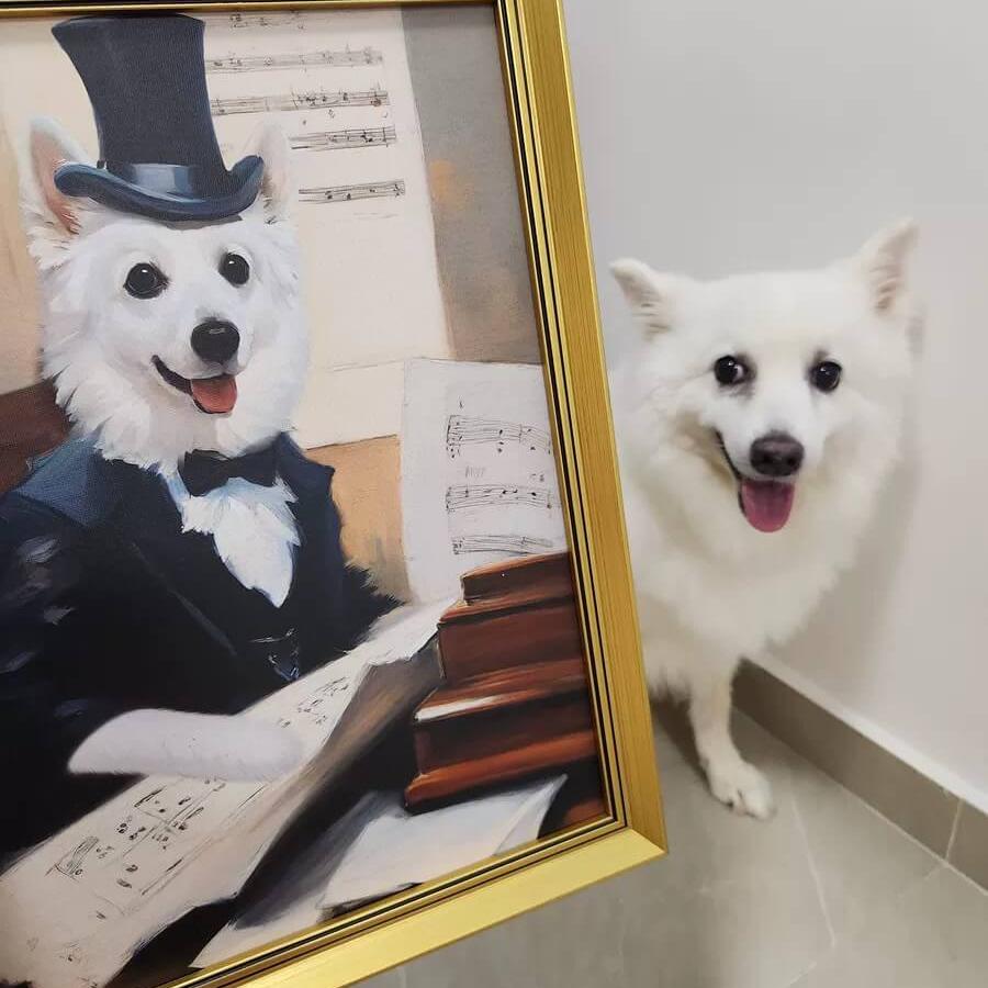 Occupation Pet Portrait - The Musician