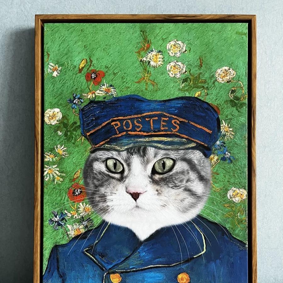 Occupation Pet Portrait - The Postman