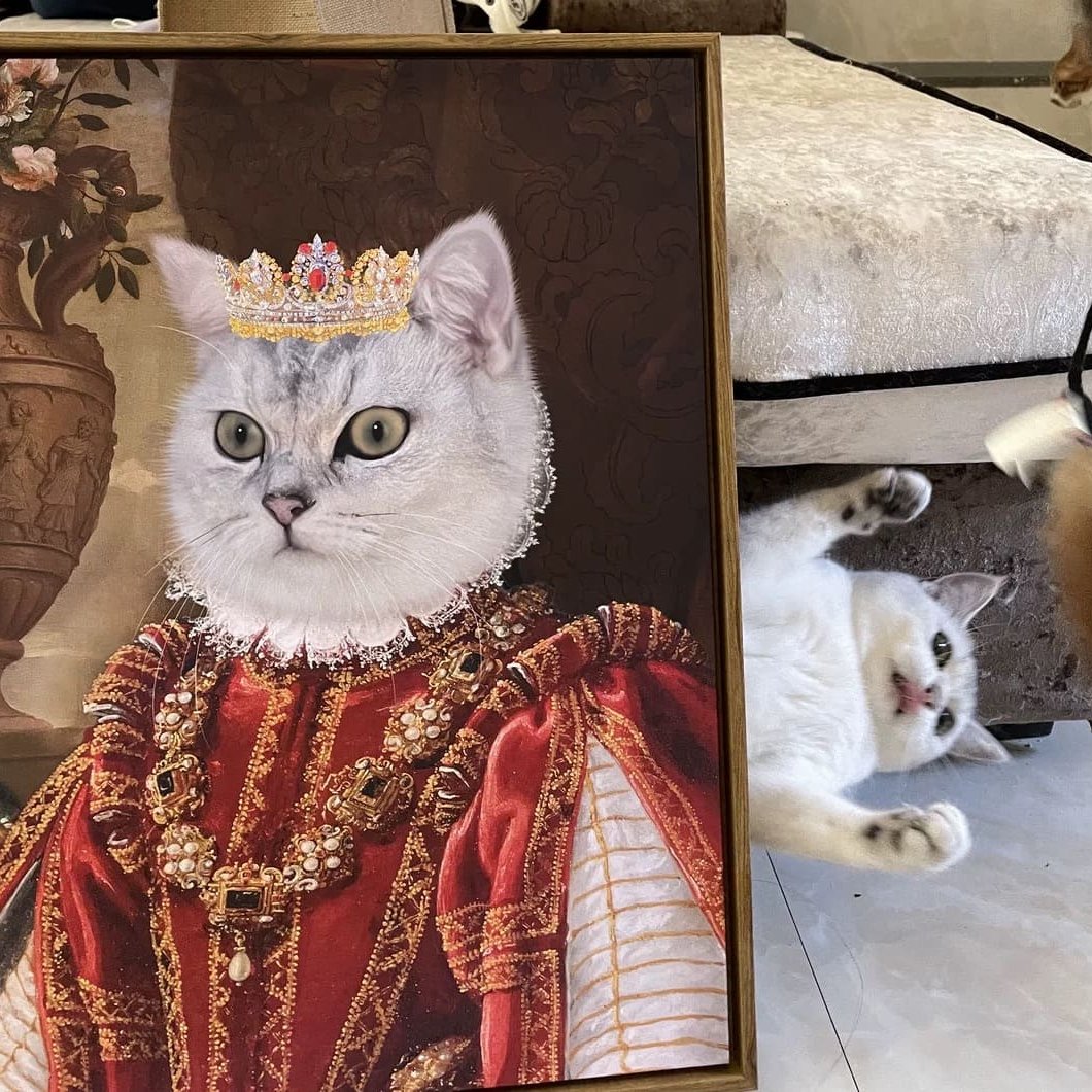 Royal Pet Portrait - The Queen