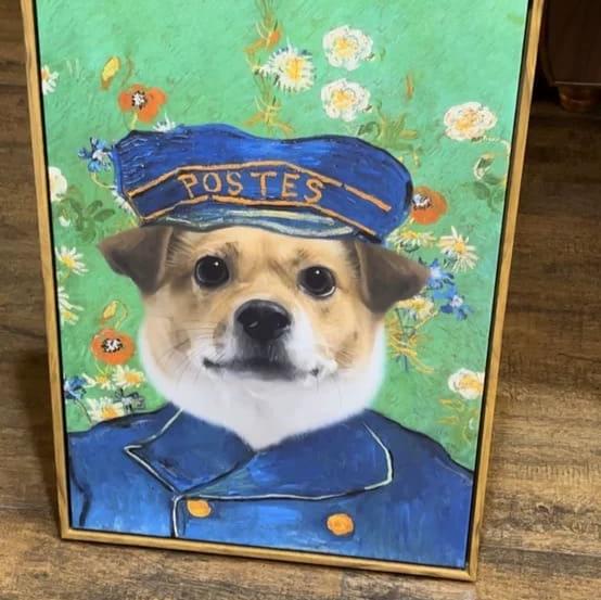 Occupation Pet Portrait - The Postman