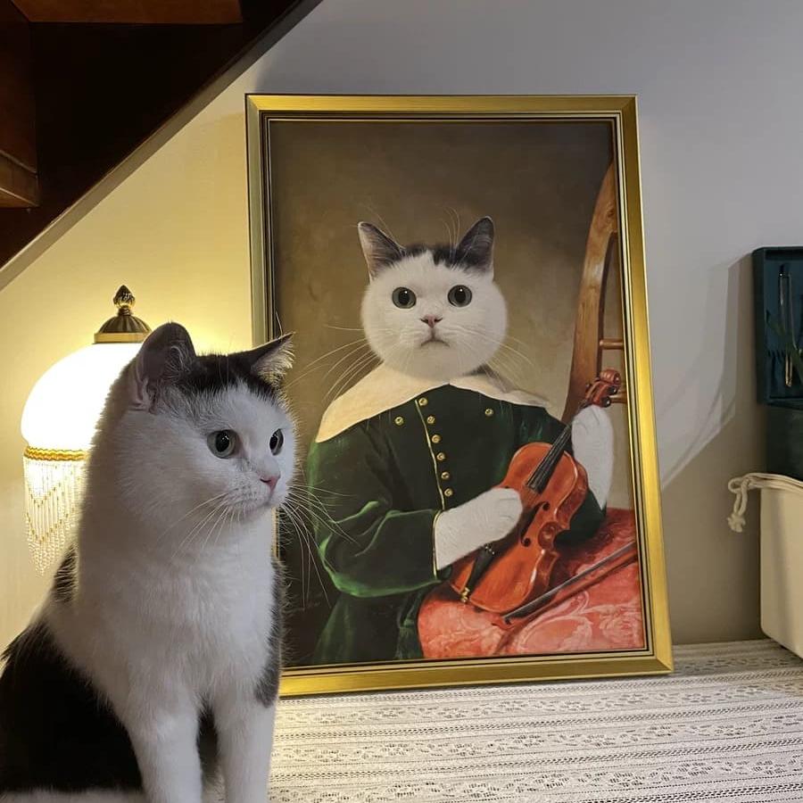 Occupation Pet Portrait - The Violinist