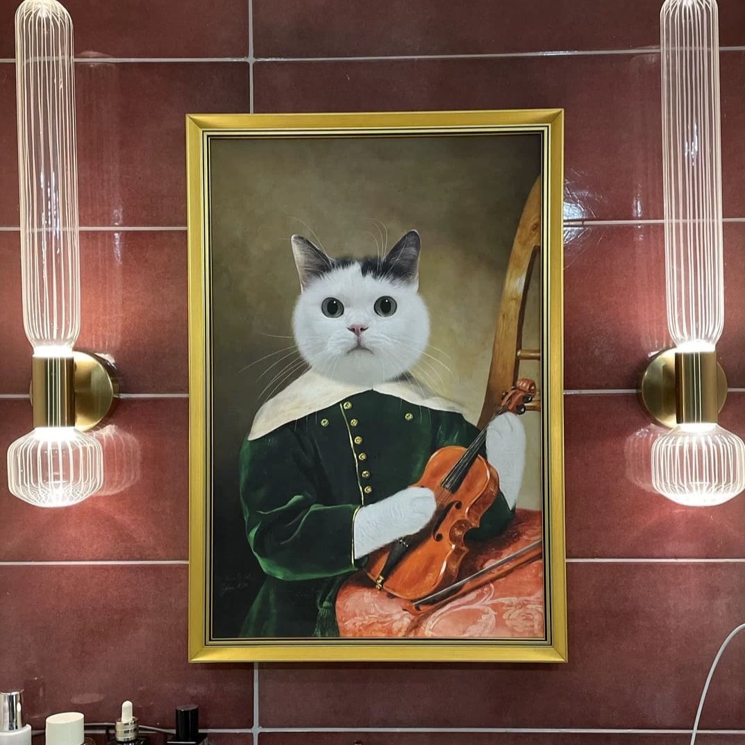 Occupation Pet Portrait - The Violinist