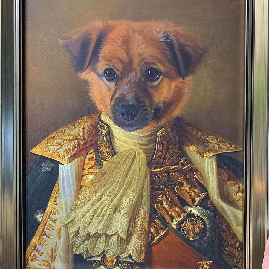 Royal Pet Portrait - The Emperor