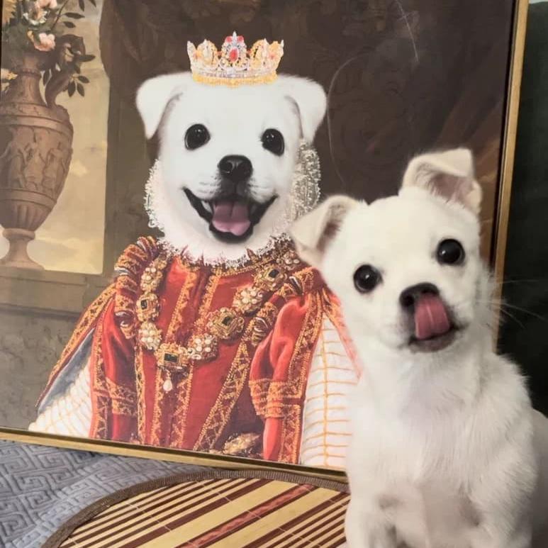 Royal Pet Portrait - The Queen