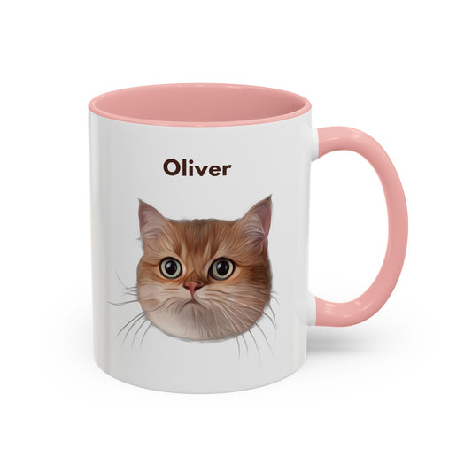 Custom Pet Mug - Pink Interior