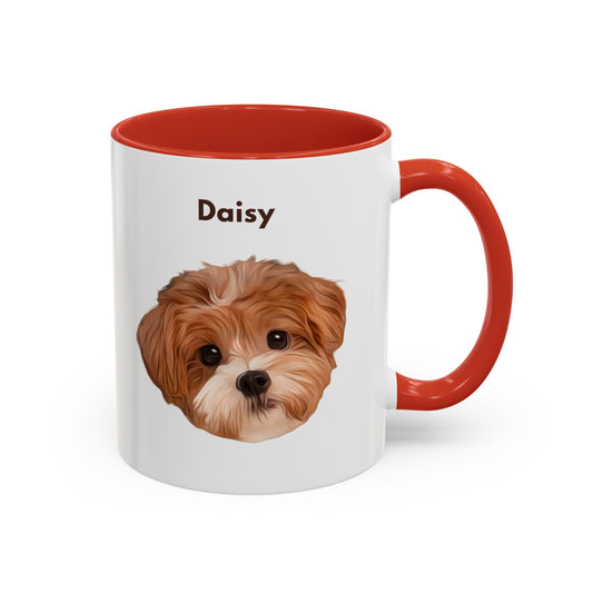 Custom Pet Mug - Red Interior