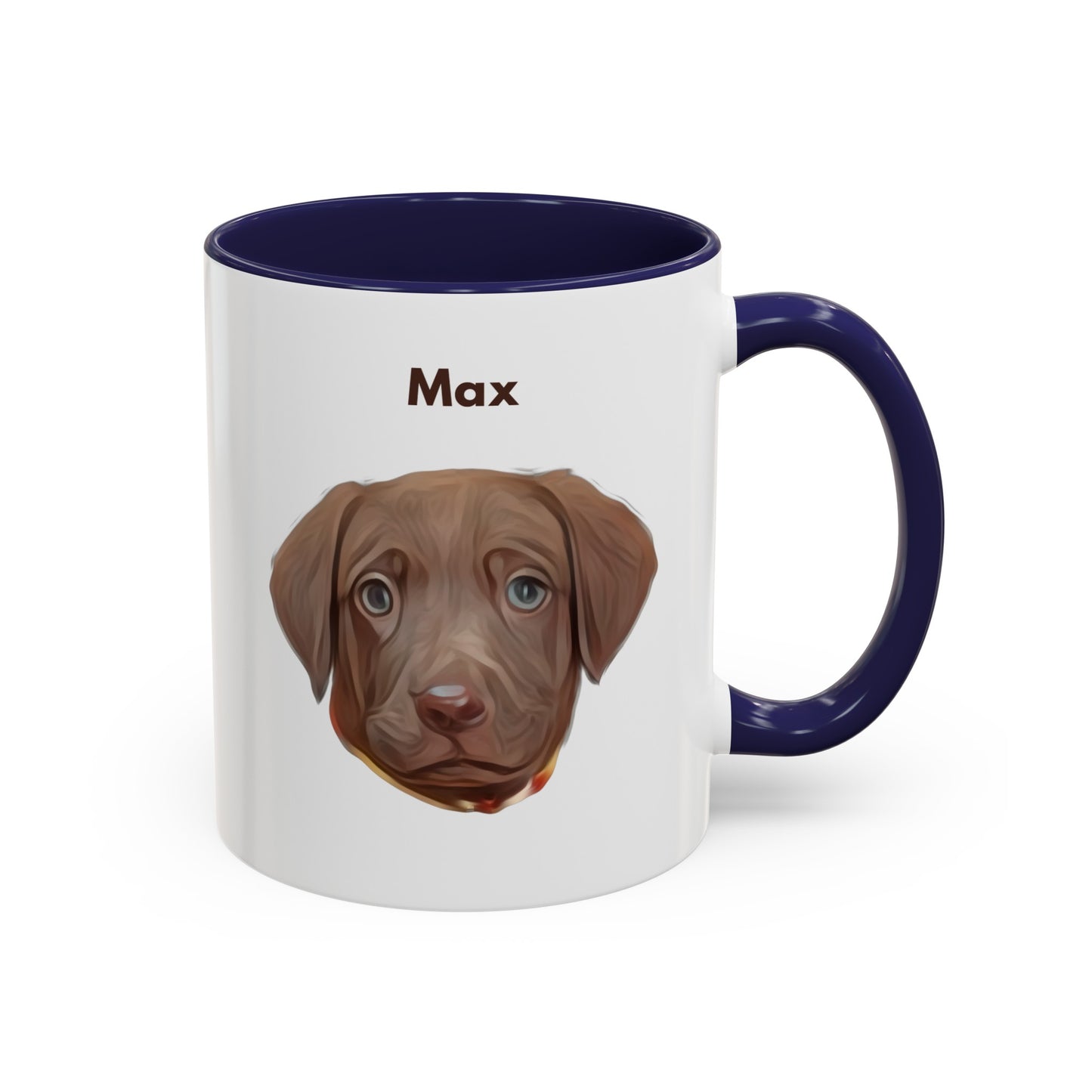 Custom Pet Mug - Navy Interior