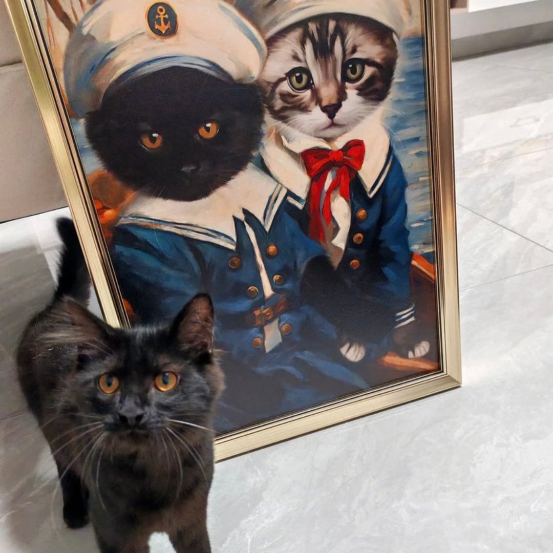 Occupation Pet Portrait - The Sailors